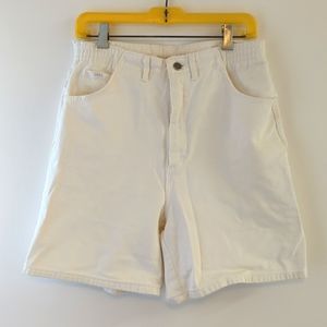 Lee high rise denim shorts